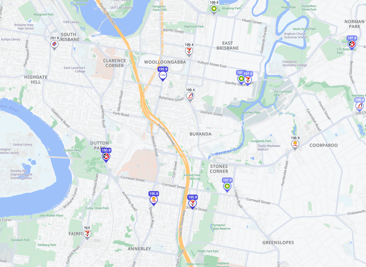 Fuel Map Preview